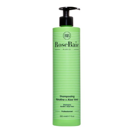 Shampoing Kératine Aloe Vera RoseBaie - Hydratation et Douceur