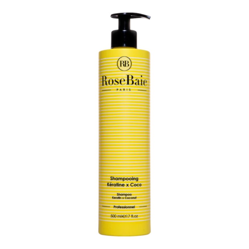 Shampoing Kératine et Coco RoseBaie Hydratation Cheveux Secs et Fragilisés Shampoing Kératine et Coco RoseBaie Hydratation Cheveux Secs et Fragilisés