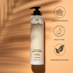 Shampoing Monoï et Collagène RoseBaie - Hydratation et Réparation