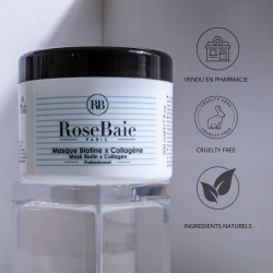 Masque Biotine et Collagène RoseBaie - Pousse et Reconstruction