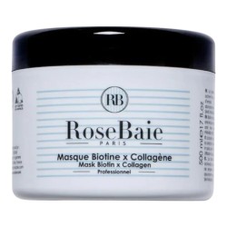 Masque Biotine et Collagène RoseBaie - Pousse et Reconstruction